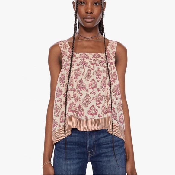 Natalie Martin Pink and Cream Floral Top - Picture 1 of 11
